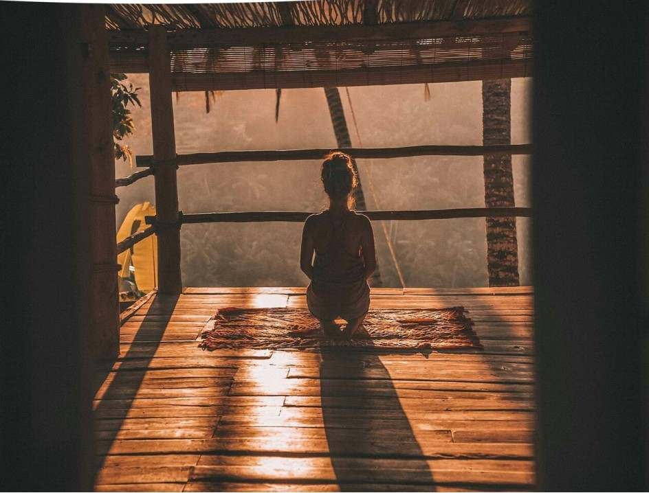 Serene studio interior